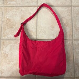 BAGGU Vibrant Red Nylon Shoulder Bag
